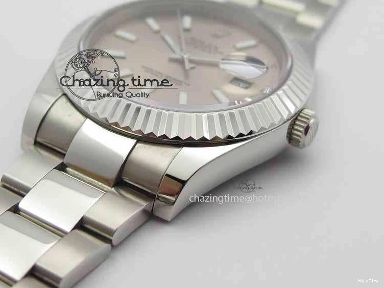 MiroTime 0408 DateJust II 41mm SS BP Maker Best Edition Gray Dial On SS Bracelet SA Trendsetting 3736